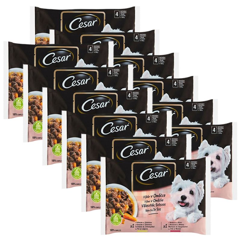 Cesar izbor konzervi u umaku 12 x (4 x 100 g)