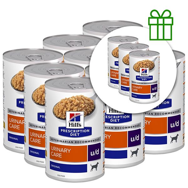 Hill's Prescription Diet u/d Njega mokraćnog sustava konzerva za pse 370 g, 9+3 GRATIS
