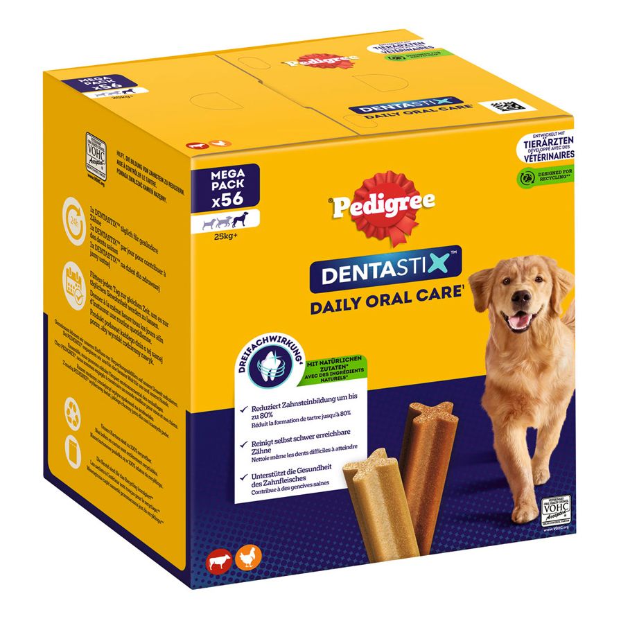 Tyčinke za pse Pedigree Denta Stix large - 56 kom / 2,16 kg