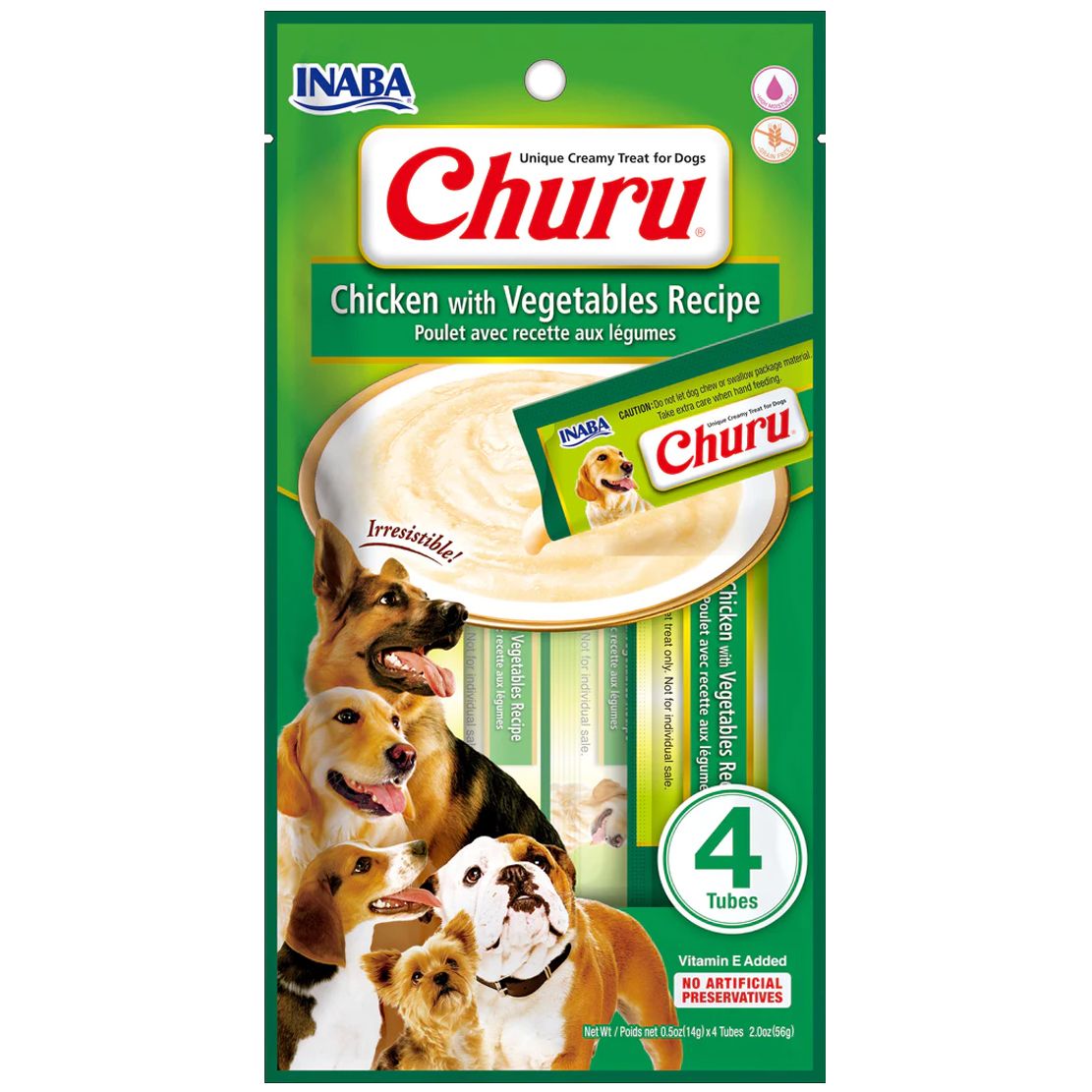 Inaba Churu Pyré pastrva s povrćem 4 x 14 g