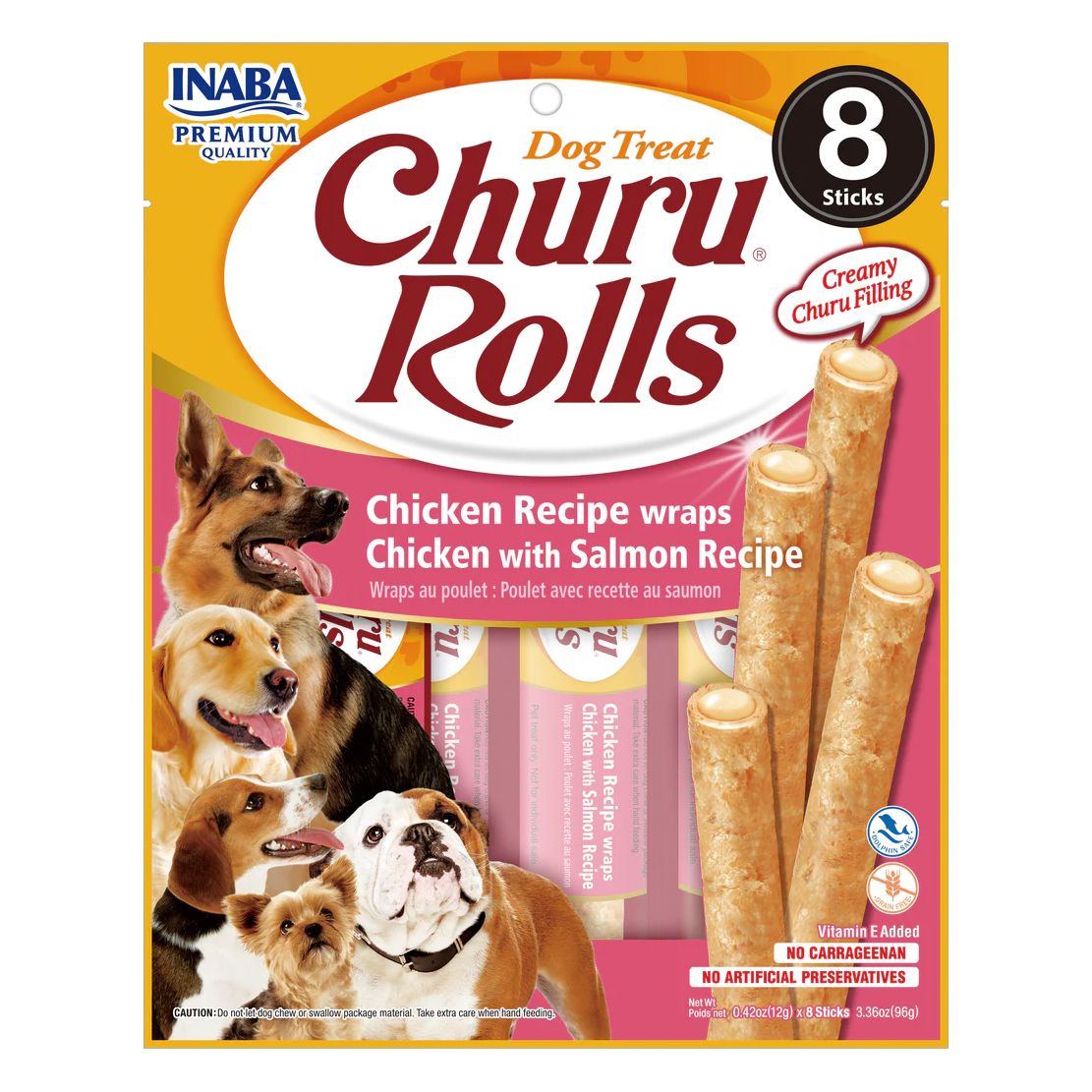 Inaba Churu Rolls pas pas s lososom 8 ks