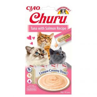 Inaba Churu Pyr&eacute; mačka tuna s lososom 4 x 14 g