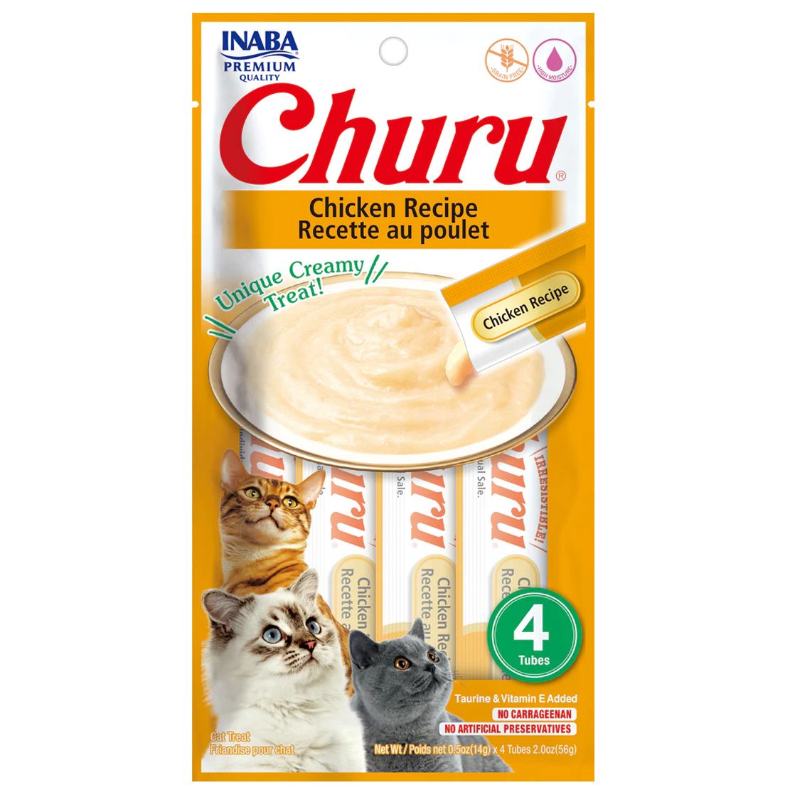 Inaba Churu Pyré cat piletina 4 x 14 g