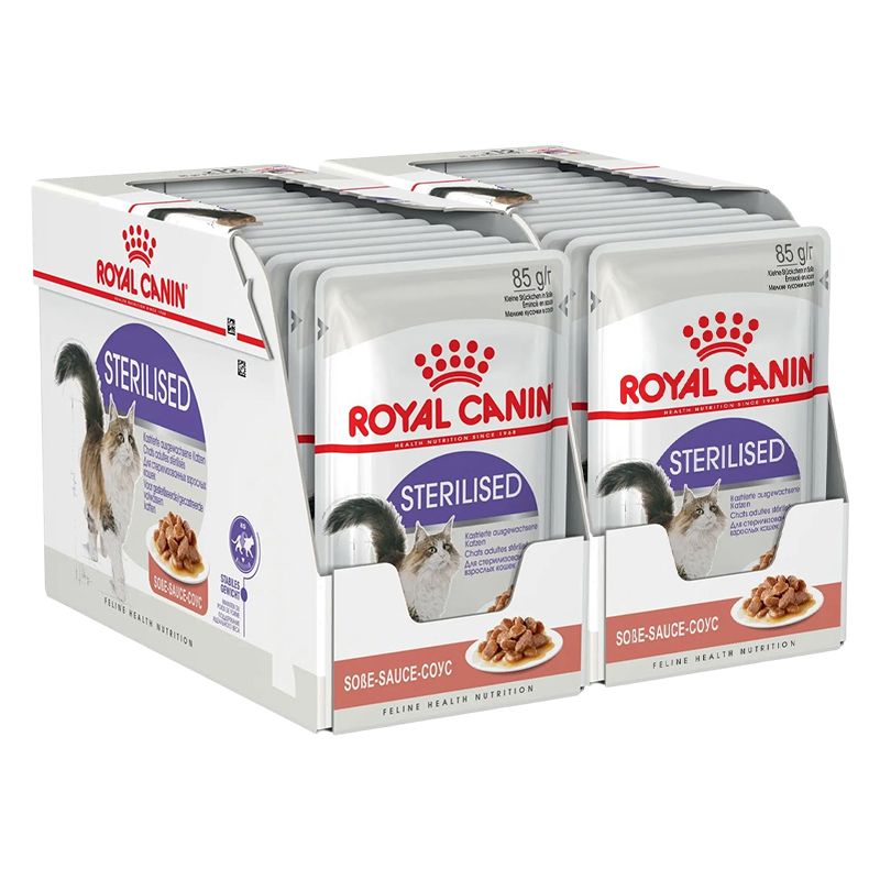 Royal Canin Sterilised Gravy konzerva za sterilizirane mačke u umaku 24 x 85 g