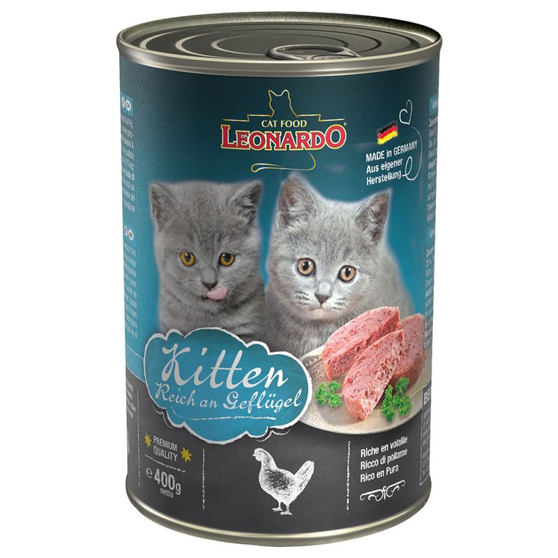 Konzerve za mačiće Leonardo Kitten 400 g