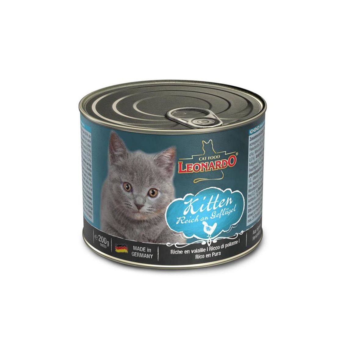 Konzerve za mačiće Leonardo Kitten 200 g