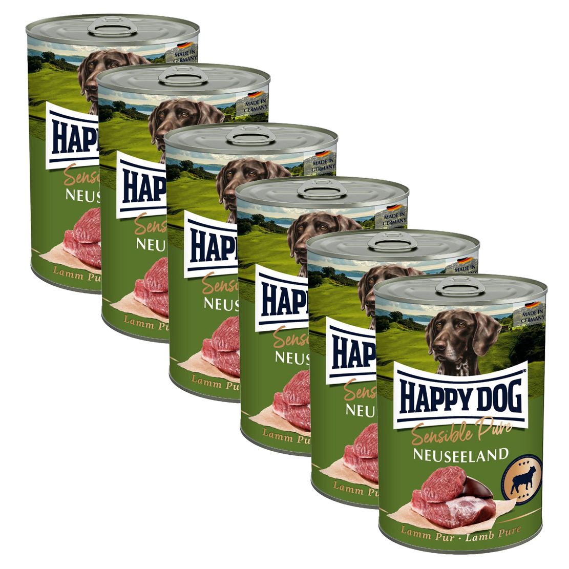 Happy Dog Lamm Pur Neuseeland 6 x 400g / janjetina