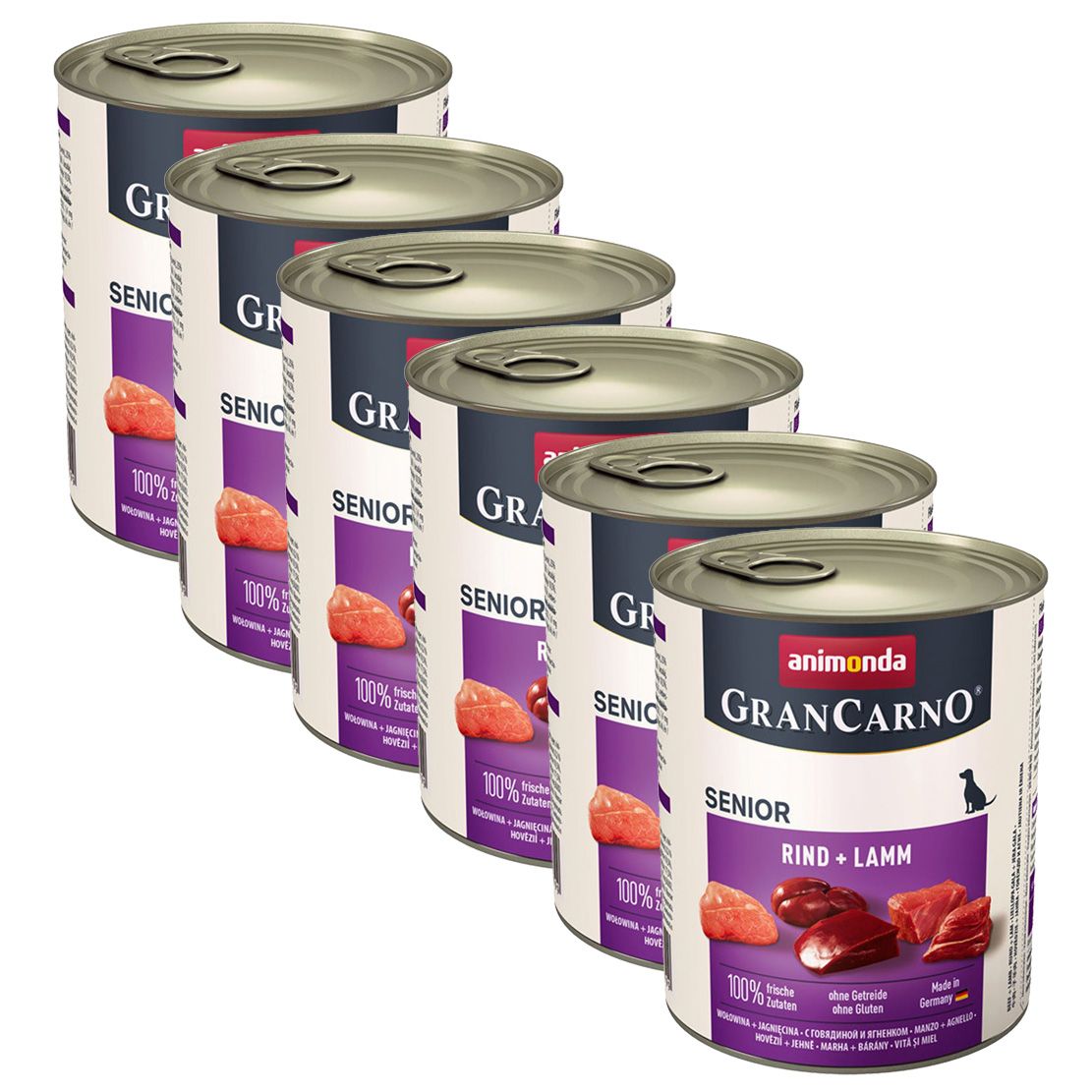 Animonda GranCarno Original Senior govedina i janjetina - 6 x 800g