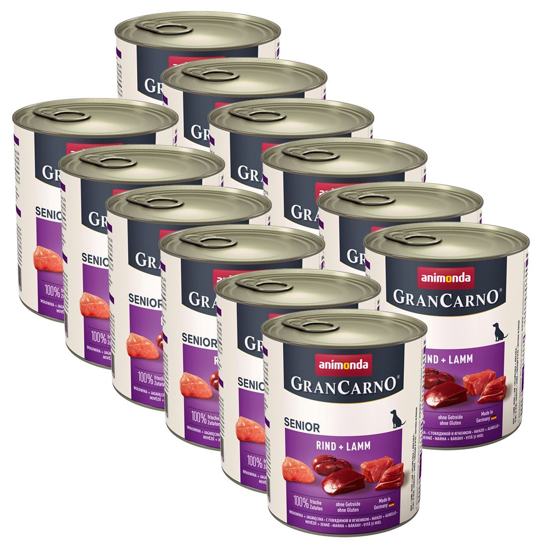 Animonda GranCarno Original Senior goveđe meso i janje - 12 x 800g