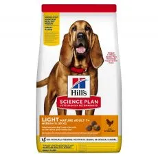 Hill's Science Plan Canine Mature Adult Light 7+ Piletina 14 kg