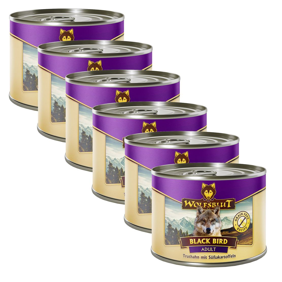Konzerva Wolfsblut Black Bird 6 x 200 g