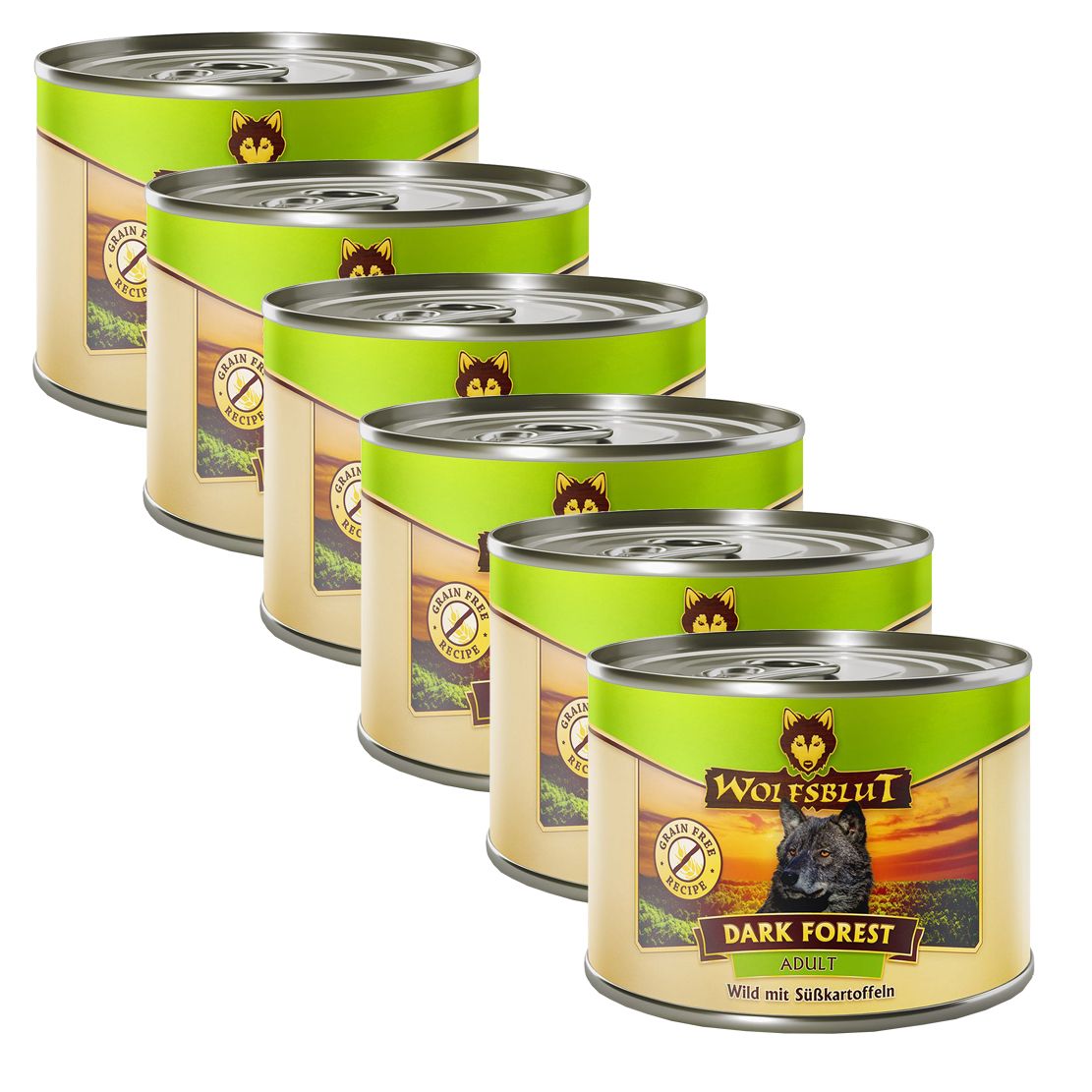 Konzerva Wolfsblut Dark Forest 6 x 200 g