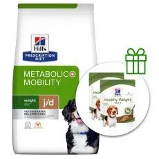 Hill's Prescription Diet Metabolic + Mobility Regulacija tjelesne mase za pse 12 kg + 2x poslastice BESPLATNO