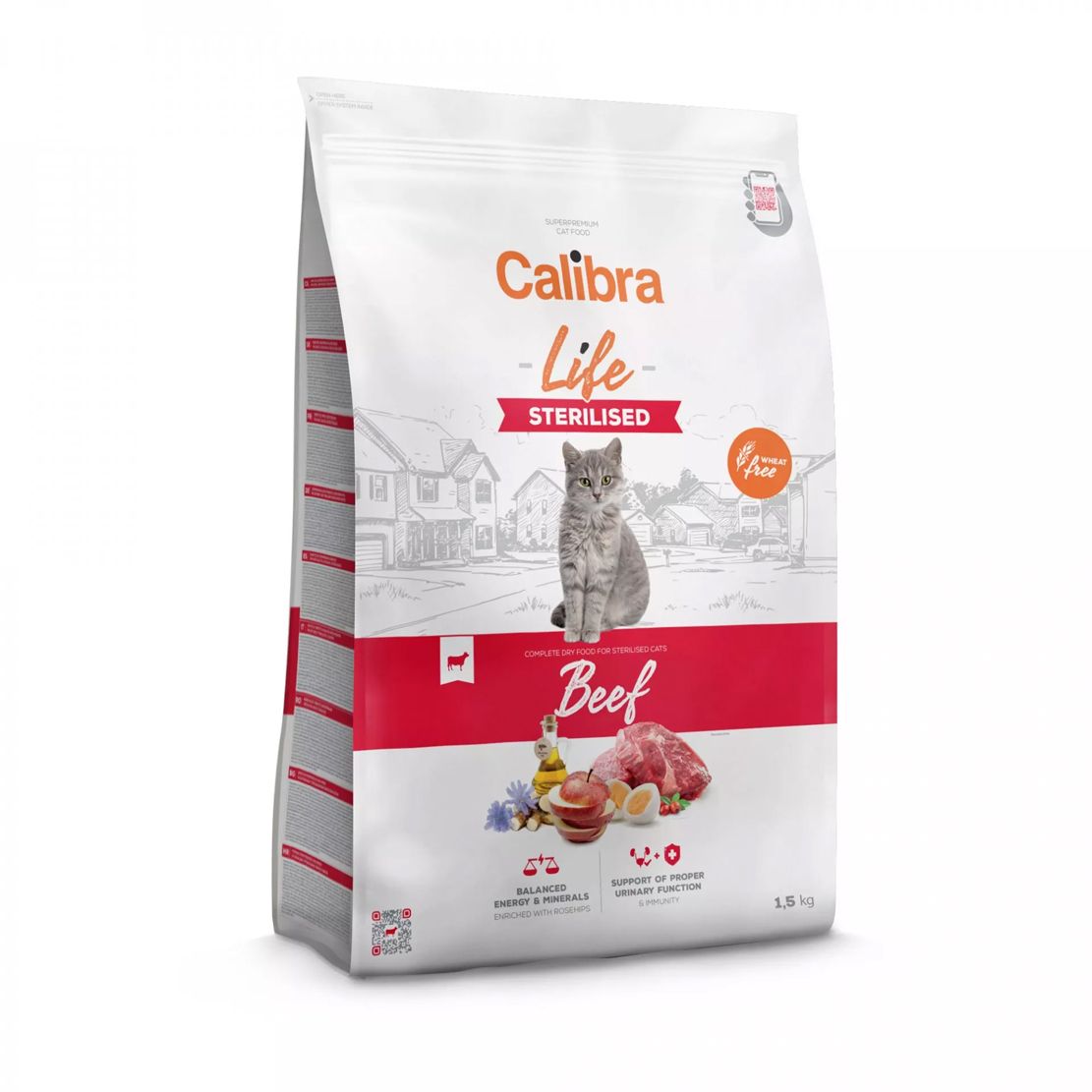 Calibra Cat Life Sterilised Beef 1,5 kg