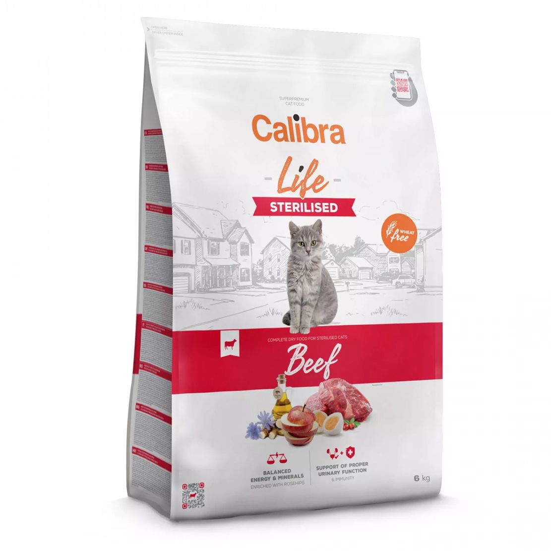 Calibra Cat Life Sterilised Beef 6 kg