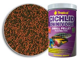 TROPICAL Cichlid Omnivore Pellet - Small 1000ml/360g