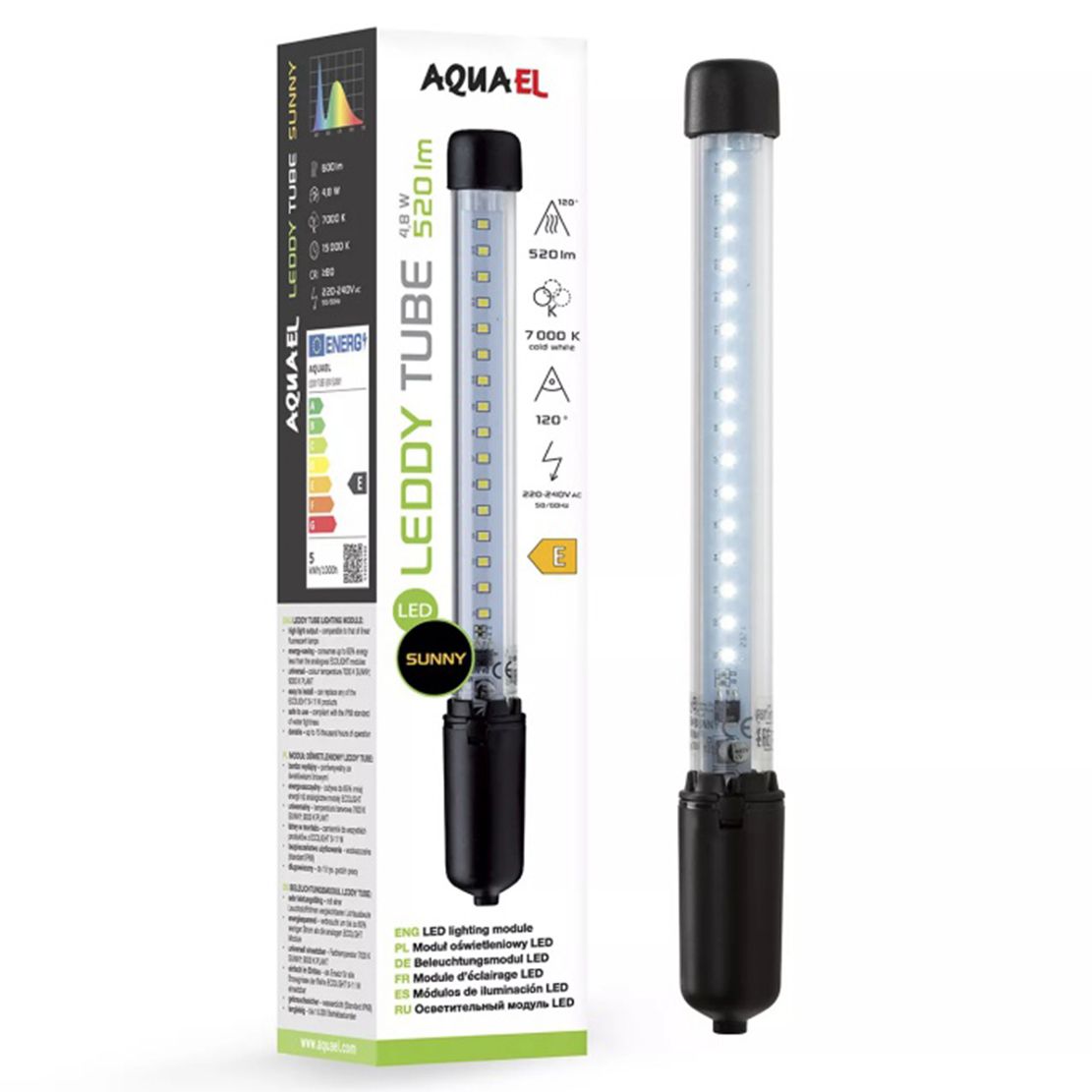 Led rasvjeta Aquael LEDDY TUBE SUNNY - 4,8 W