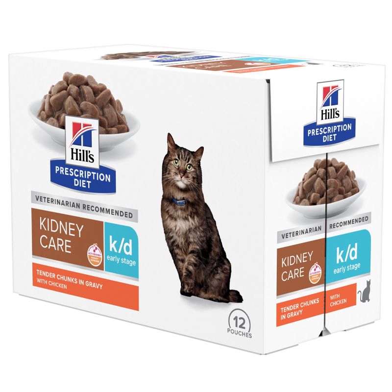 Hill's Prescription Diet Feline Early Stage Kidney Care k/d Piletina 12 x 85 g