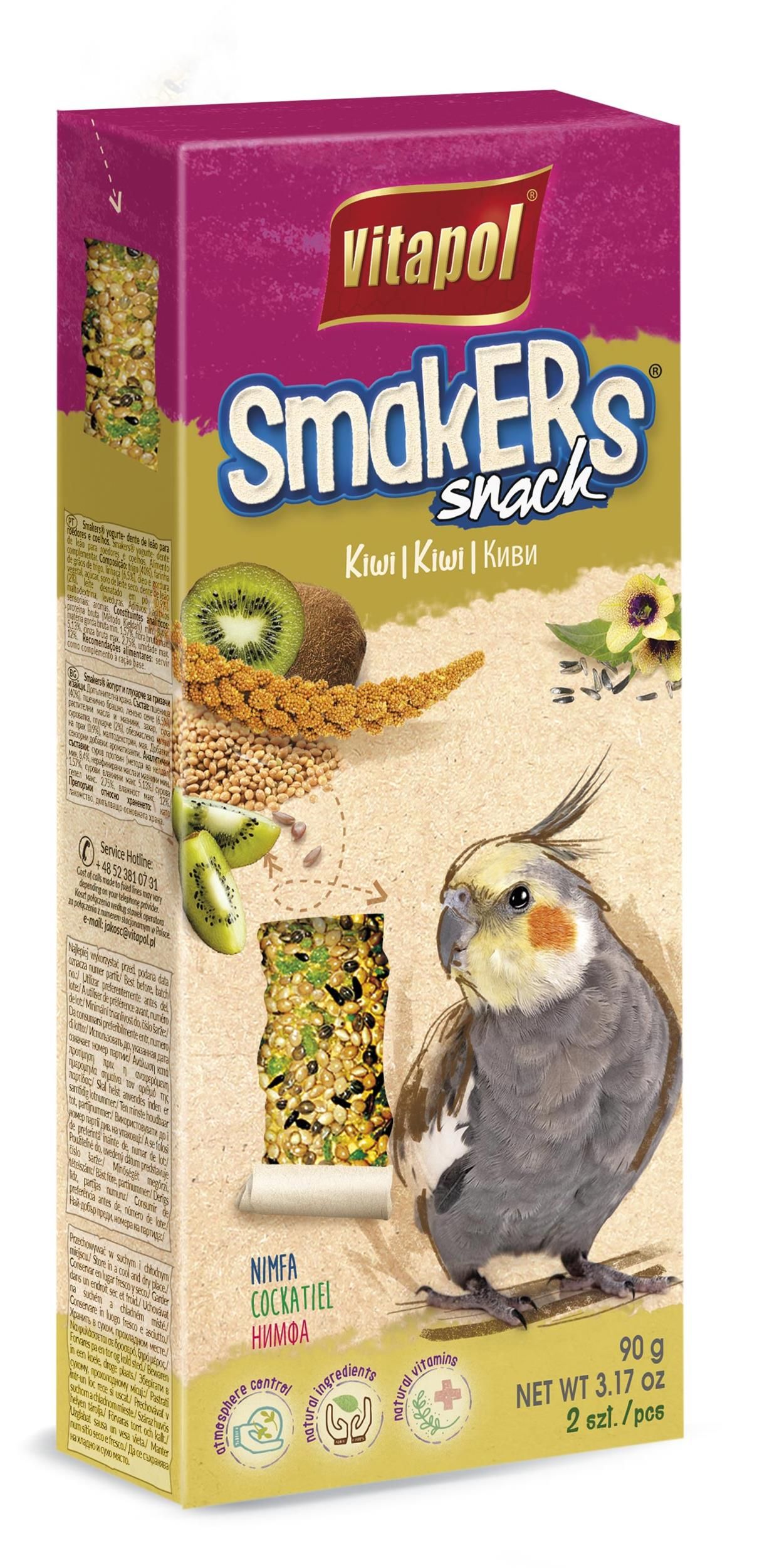 Vitapol Smakers štapići za korele - kiwi, 2 kom