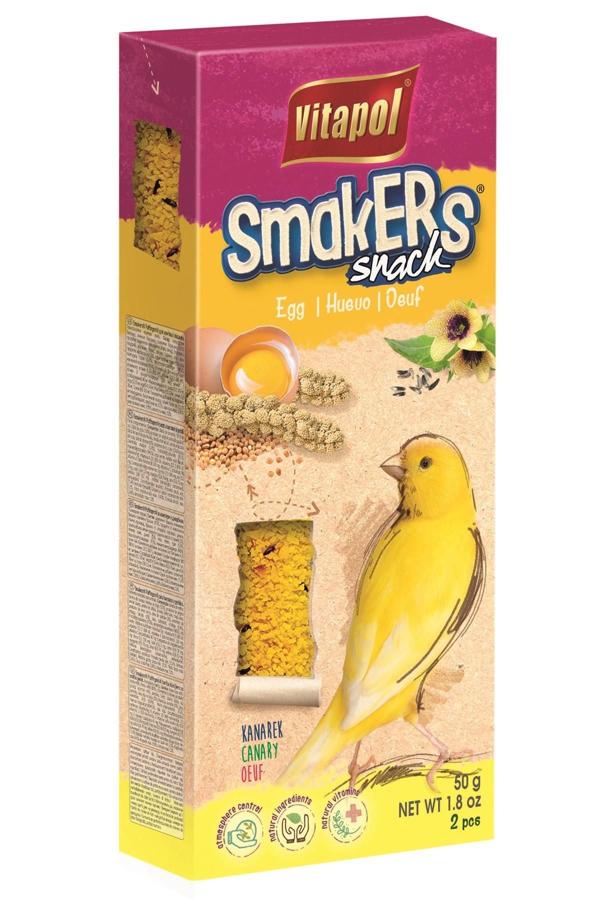 Vitapol Smakers štapići za kanarince - jaja, 2 kom