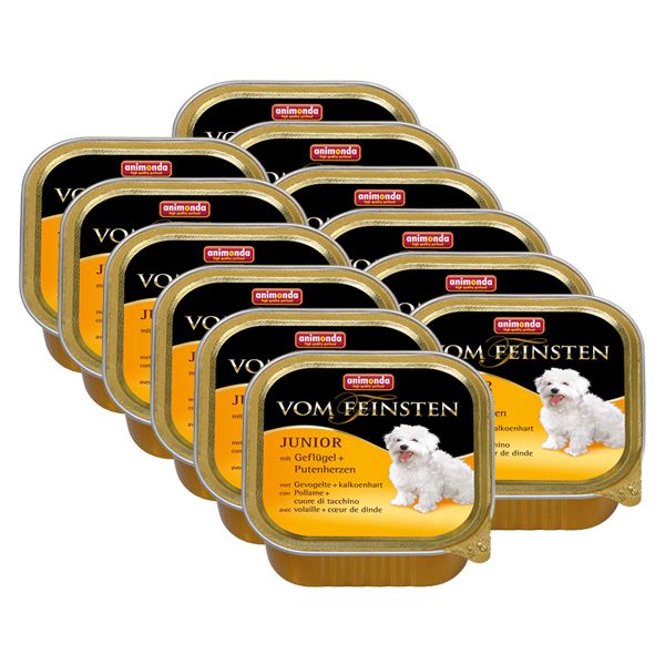 ANIMONDA Junior pašteta - piletina i pureća srca, 12 x 150g
