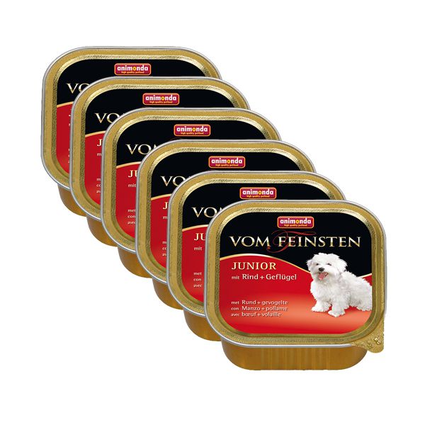 ANIMONDA Junior pašteta - govedina + piletina, 6 x 150g