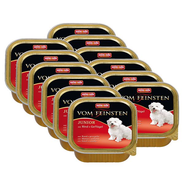 ANIMONDA Junior pašteta - goveđe + pileće meso, 12 x 150g