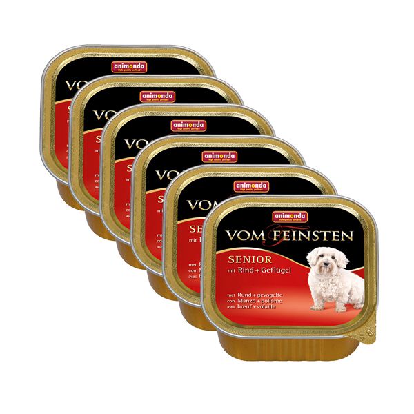 ANIMONDA Senior pašteta - govedina i piletina, 6 x 150g