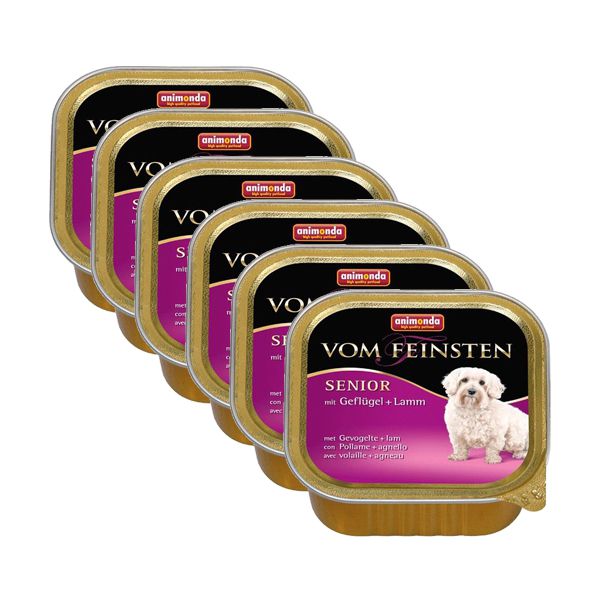 ANIMONDA Senior pašteta - janjetina + piletina, 6 x 150 g