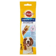 Srednje štapiće za pse Pedigree Denta Stix - 3 kom / 77g