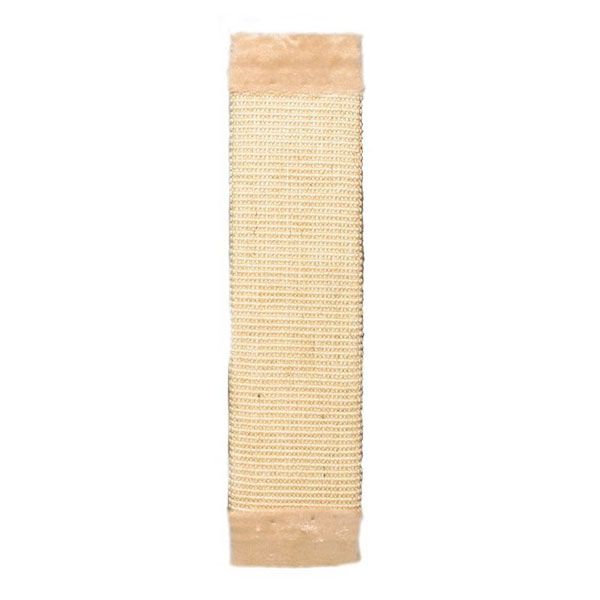 Grebalica za mačke od sisala i pliša - 15 x 62 x 2 cm