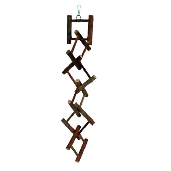 Igračka ljestve viseće, drvo - 12 prečki, 58 cm