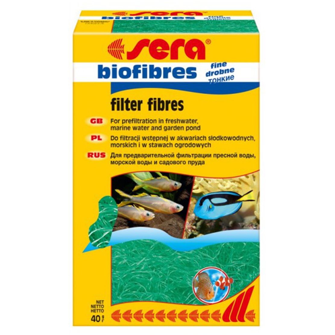 sera biofiltracijska vlakna fina 40g