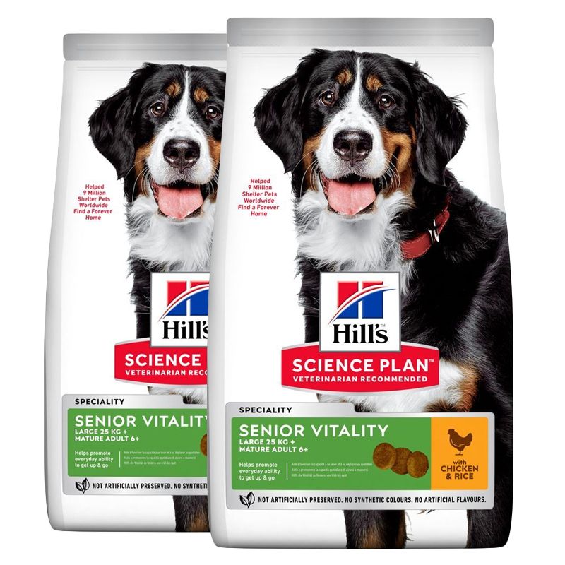 Hill's Science Plan Mature Senior Vitality Velike Rase Piletina 2 x 14 kg