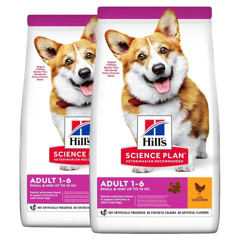 Hill's Science Plan Canine Adult Small & Mini Piletina 2 x 10 kg