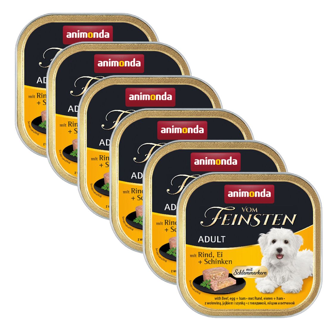 Animonda Vom Feinsten Adult - govedina, jaje i šunka 6 x 150 g