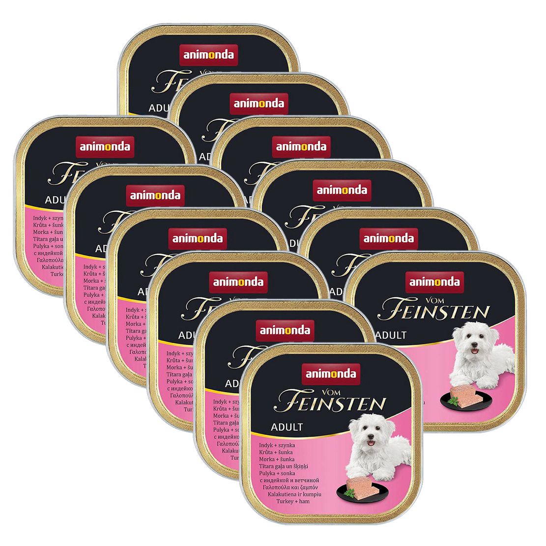ANIMONDA pašteta - puretina + šunka 12 x 150 g