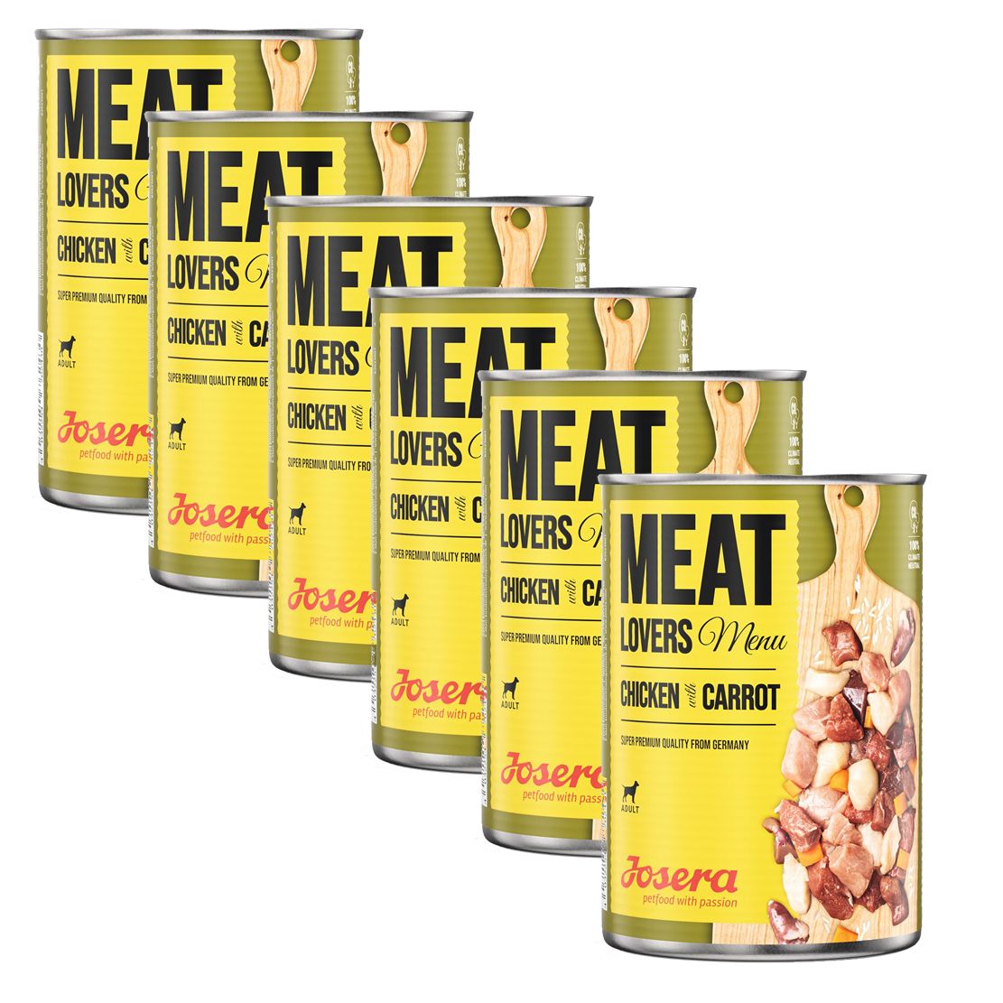 Josera Meat Lovers Menu Chicken with Carrot 6 x 800 g