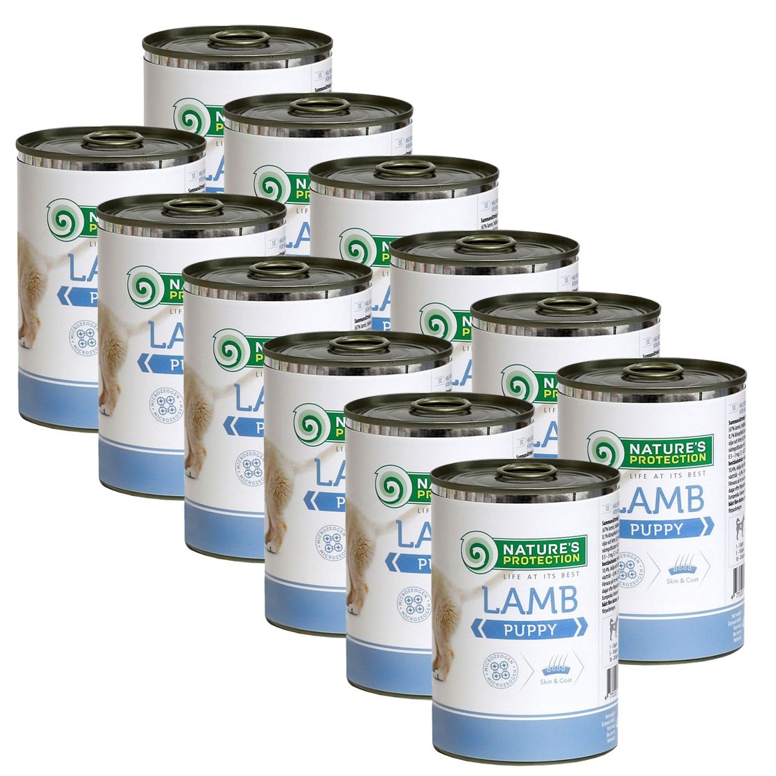 Natures Protection dog puppy lamb 12 x 400 g
