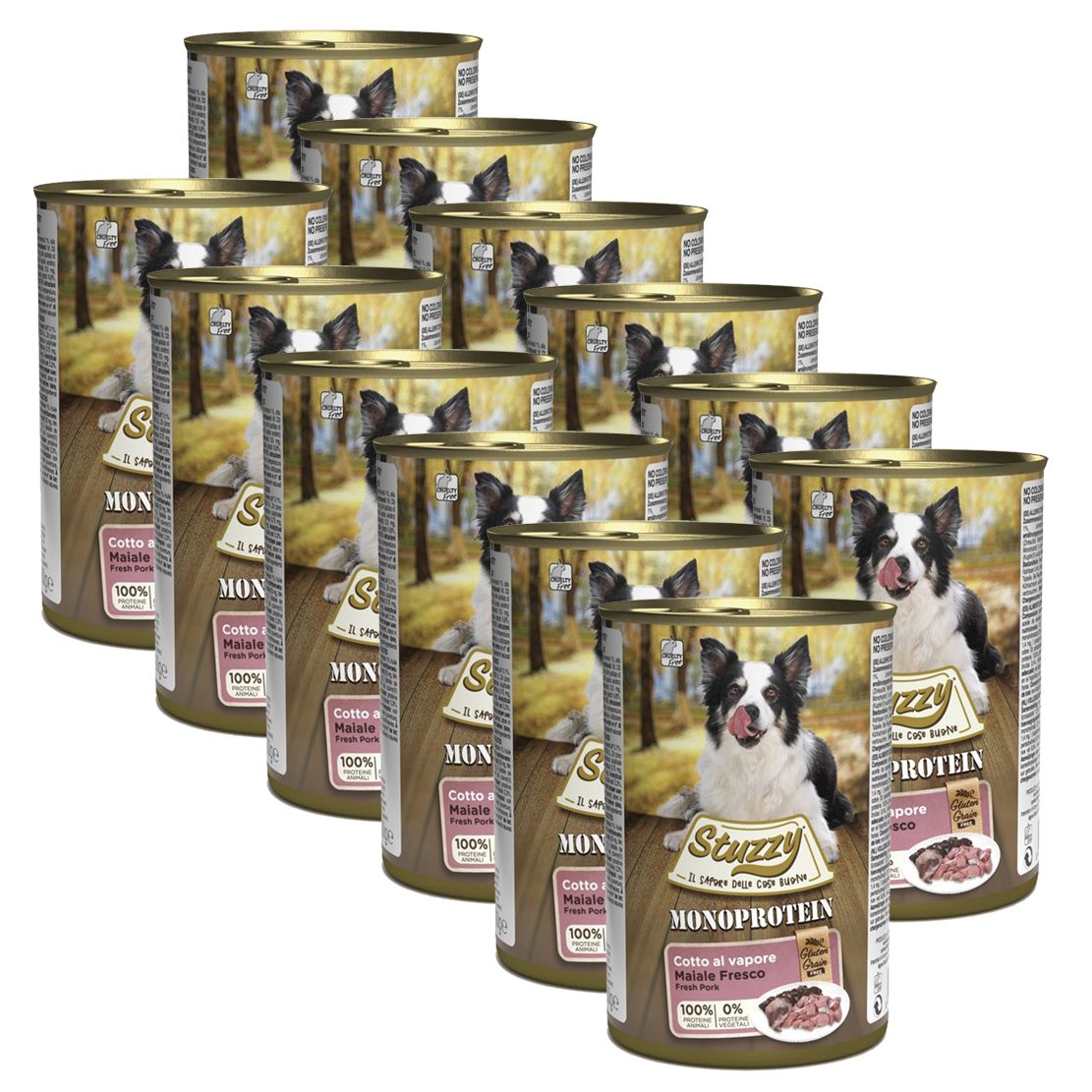 Konzerva Stuzzy Monoprotein svinjetina 12 x 400 g