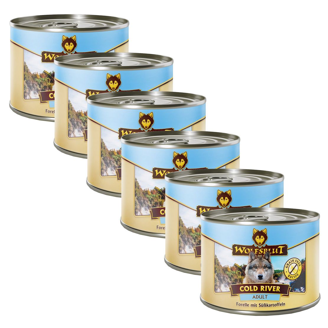Konzerva WOLFSBLUT Cold River 6 x 200 g