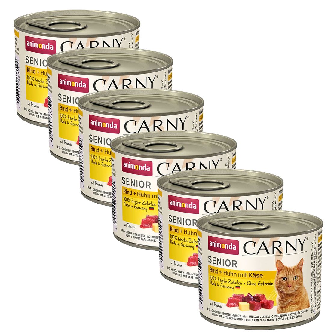 Animonda Carny Senior - Govedina, piletina i sir 6 x 200 g