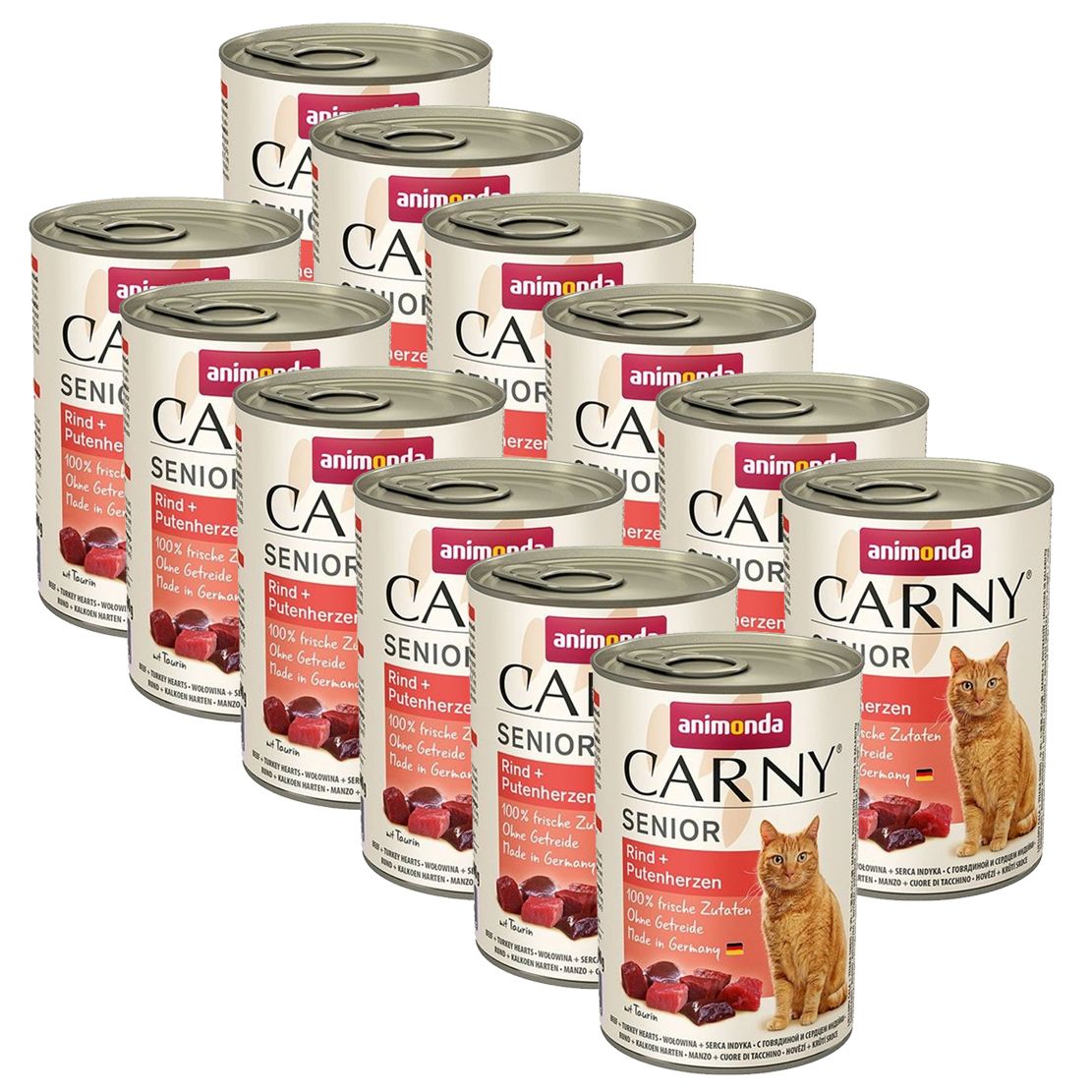 Animonda Carny Senior - Goveđa i morska srca 12 x 400 g