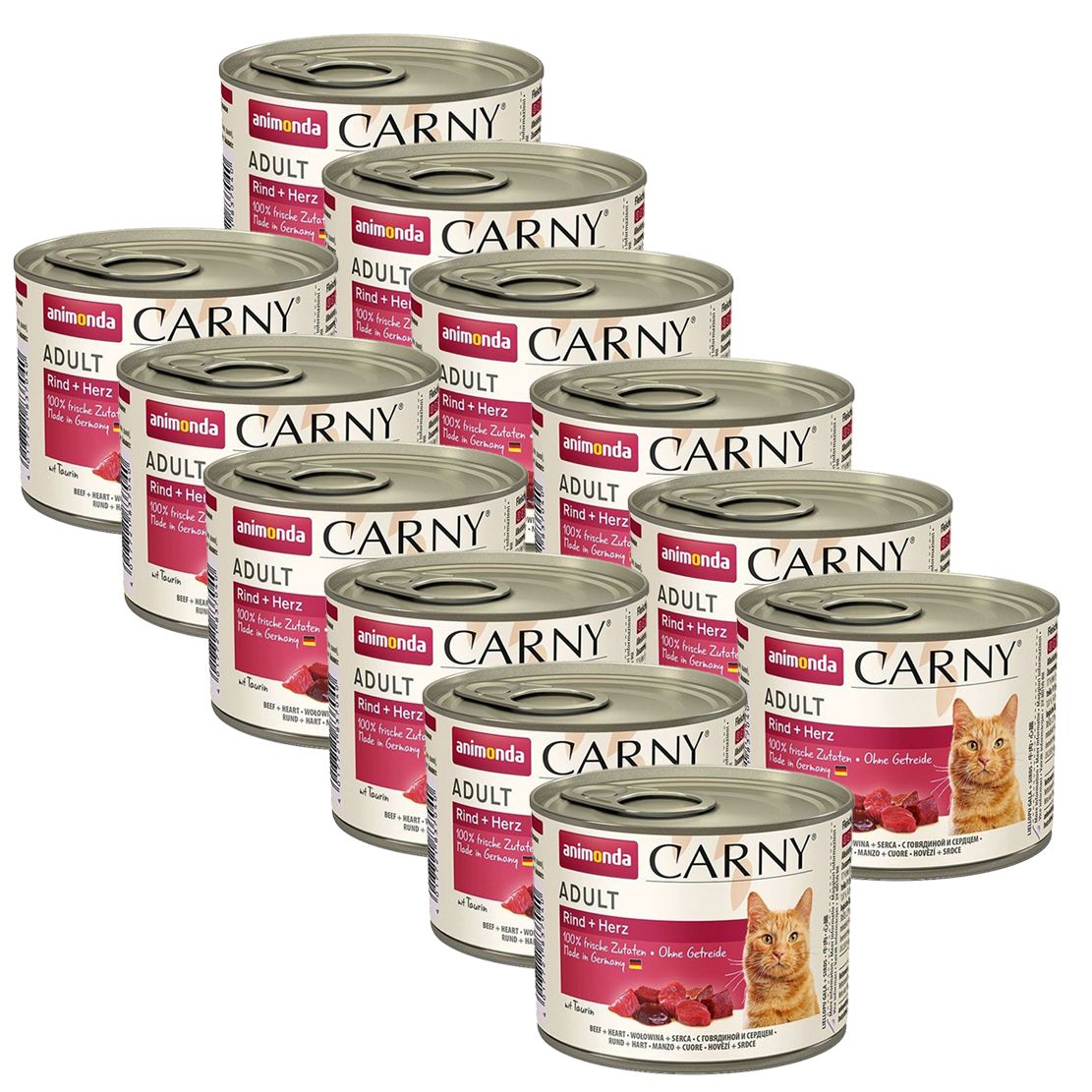 Animonda Carny Adult - Govedina i srca 12 x 200 g