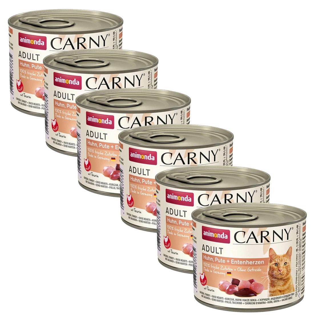 Animonda Carny Adult - Piletina, puretina i patka 6 x 200 g