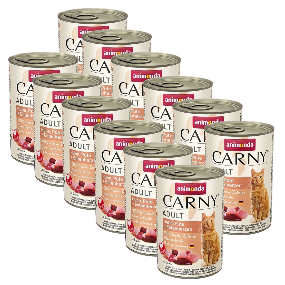 Animonda Carny Adult - Piletina, puretina i patka 12 x 400 g
