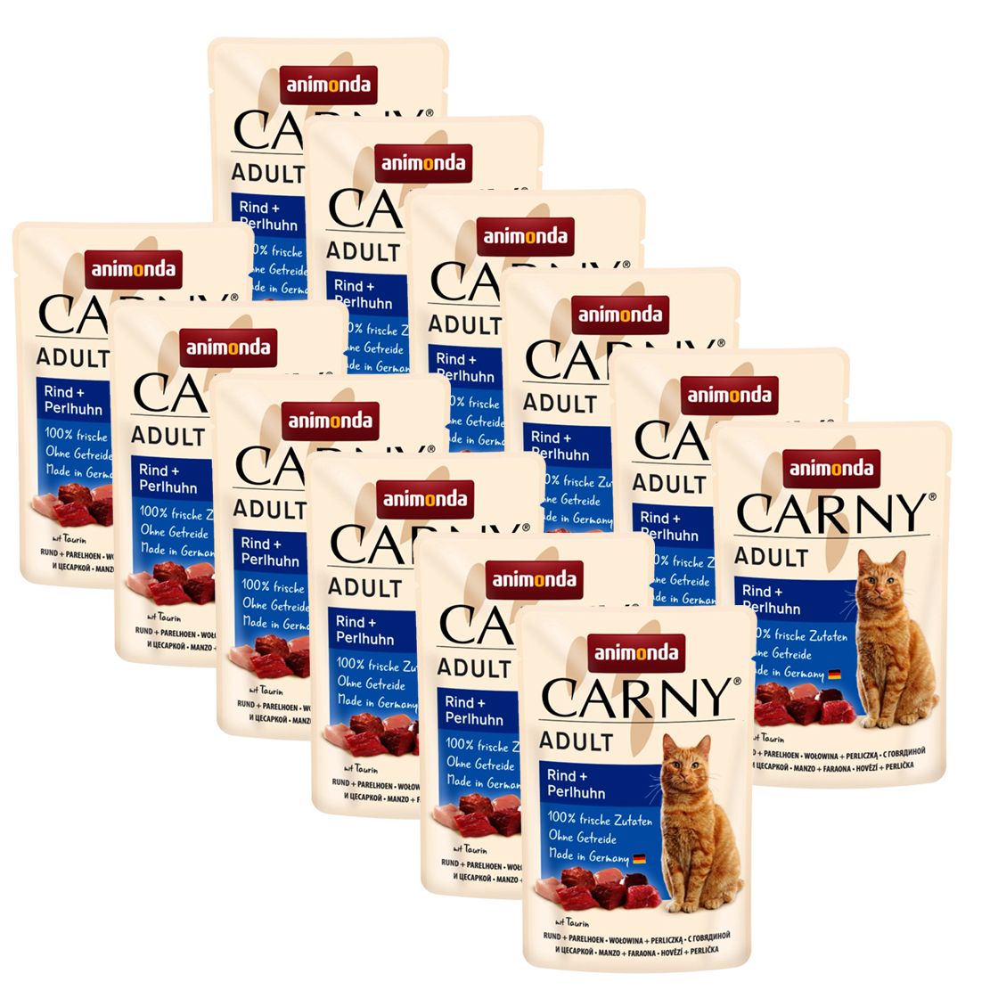 Animonda CARNY Cat Adult govedina + biserka 12 x 85 g