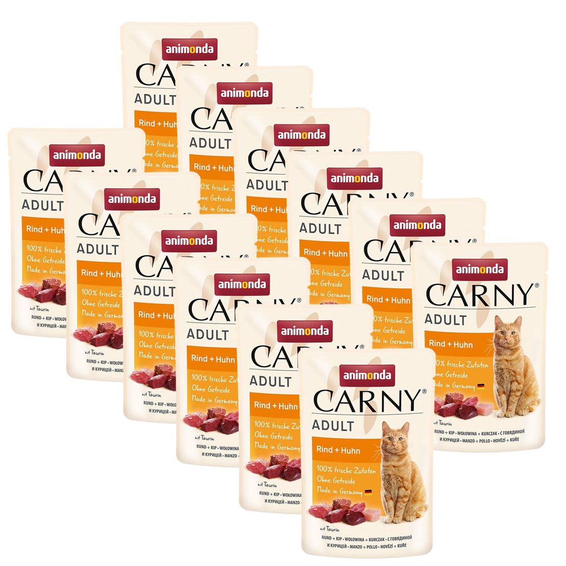 Animonda CARNY Cat Adult govedina + piletina 12 x 85 g