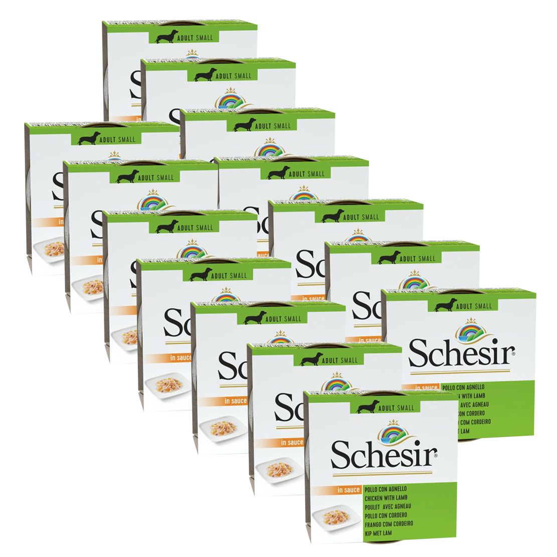 Schesir dog Adult - piletina i janjetina 14 x 85 g