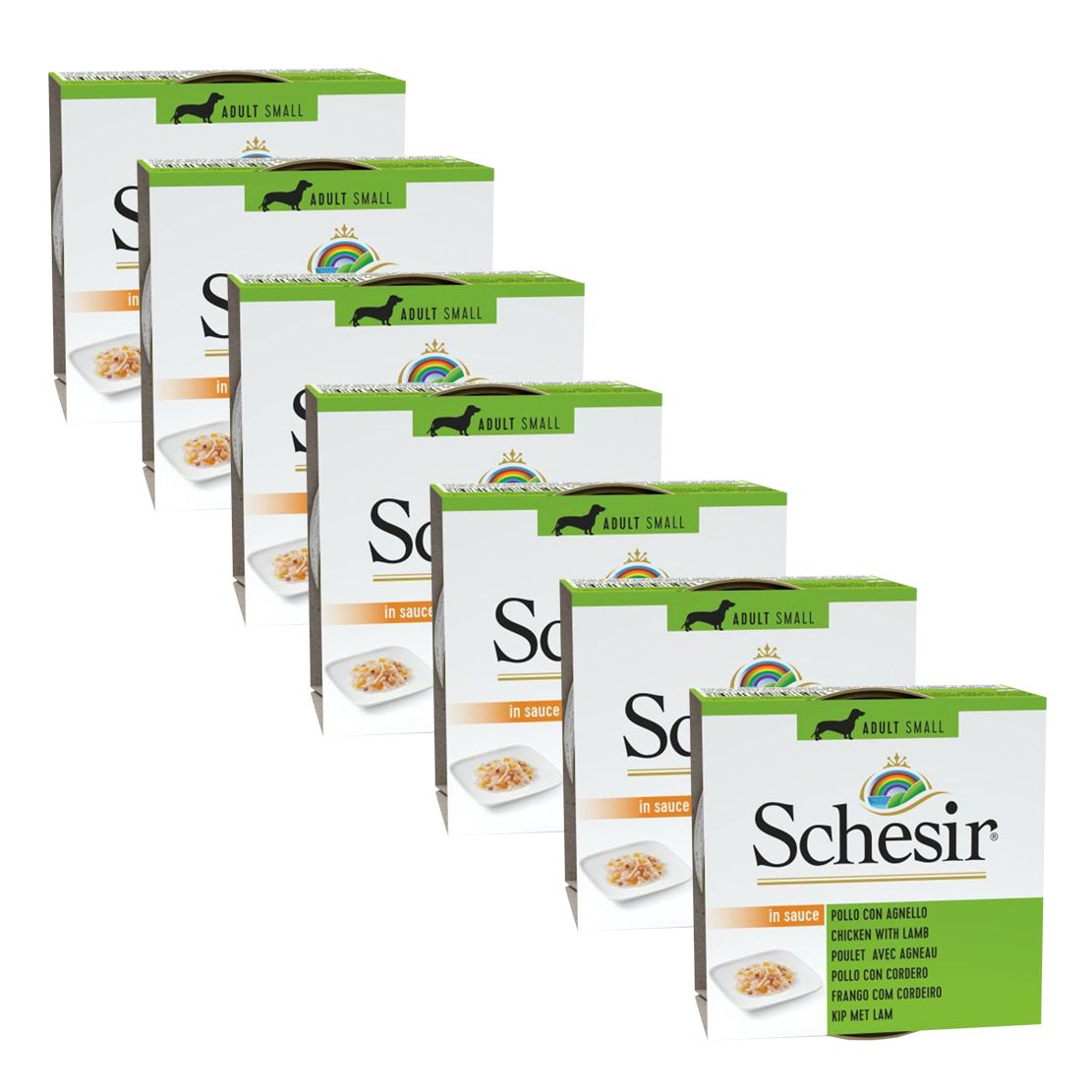Schesir dog Adult - piletina i janjetina 7 x 85 g